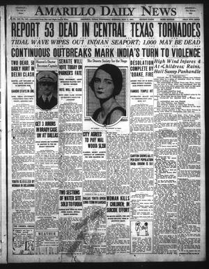 Amarillo Daily News (Amarillo, Tex.), Vol. 21, No. 144, Ed. 1 Wednesday, May 7, 1930