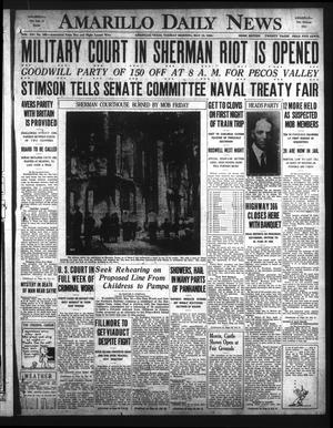 Amarillo Daily News (Amarillo, Tex.), Vol. 21, No. 150, Ed. 1 Tuesday, May 13, 1930