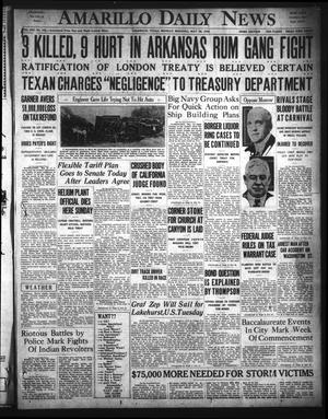Amarillo Daily News (Amarillo, Tex.), Vol. 21, No. 163, Ed. 1 Monday, May 26, 1930