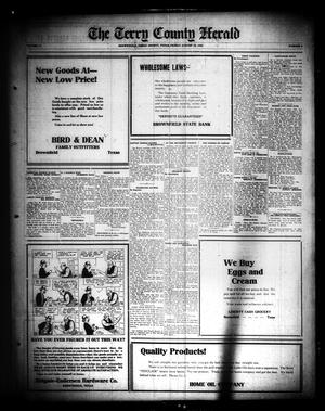 Primary view of object titled 'The Terry County Herald (Brownfield, Tex.), Vol. 17, No. 3, Ed. 1 Friday, August 12, 1921'.