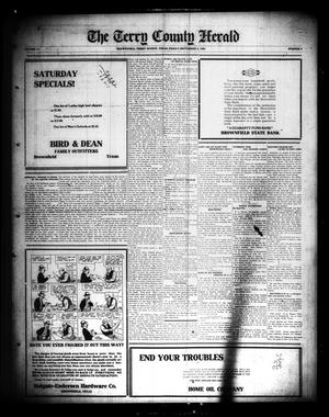 Primary view of object titled 'The Terry County Herald (Brownfield, Tex.), Vol. 17, No. 6, Ed. 1 Friday, September 2, 1921'.