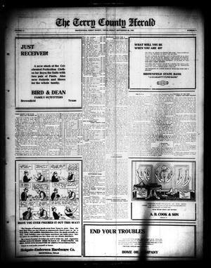 Primary view of object titled 'The Terry County Herald (Brownfield, Tex.), Vol. 17, No. 9, Ed. 1 Friday, September 23, 1921'.