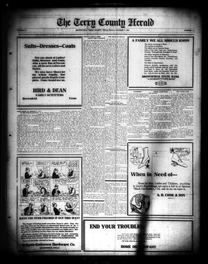 Primary view of object titled 'The Terry County Herald (Brownfield, Tex.), Vol. 17, No. 11, Ed. 1 Friday, October 7, 1921'.