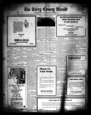Primary view of object titled 'The Terry County Herald (Brownfield, Tex.), Vol. 18, No. 14, Ed. 1 Friday, November 3, 1922'.