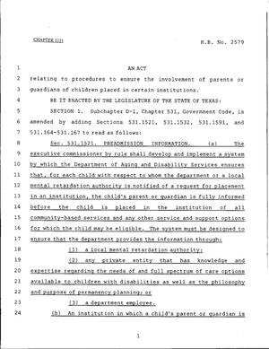 79th Texas Legislature, Regular Session, House Bill 2579, Chapter 1131