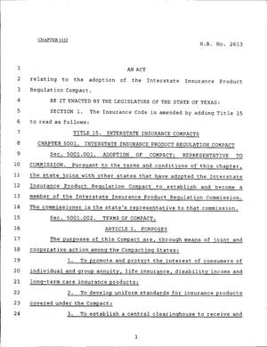 79th Texas Legislature, Regular Session, House Bill 2613, Chapter 1132