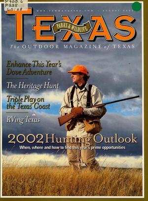Primary view of object titled 'Texas Parks & Wildlife, Volume 60, Number 8, August 2002'.