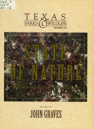 Primary view of object titled 'Texas Parks & Wildlife, Volume 50, Number 12, December 1992'.