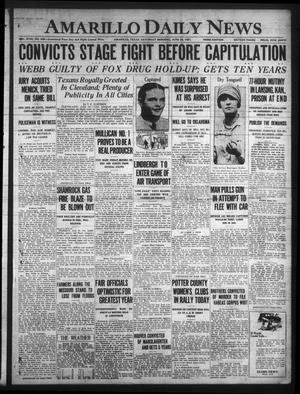 Amarillo Daily News (Amarillo, Tex.), Vol. 18, No. 226, Ed. 1 Saturday, June 25, 1927