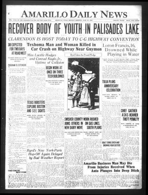 Amarillo Daily News (Amarillo, Tex.), Vol. 18, No. 228, Ed. 1 Monday, June 27, 1927