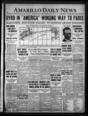 Amarillo Daily News (Amarillo, Tex.), Vol. 18, No. 231, Ed. 1 Thursday, June 30, 1927
