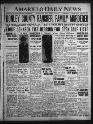 Amarillo Daily News (Amarillo, Tex.), Vol. 18, No. 236, Ed. 1 Tuesday, July 5, 1927