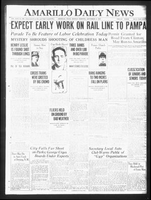 Amarillo Daily News (Amarillo, Tex.), Vol. 18, No. 298, Ed. 1 Monday, September 5, 1927