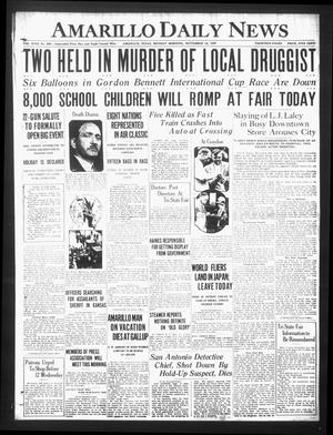Amarillo Daily News (Amarillo, Tex.), Vol. 18, No. 305, Ed. 1 Monday, September 12, 1927