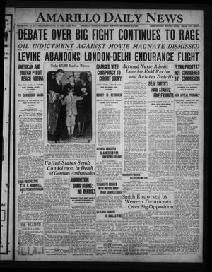 Amarillo Daily News (Amarillo, Tex.), Vol. 18, No. 317, Ed. 1 Saturday, September 24, 1927