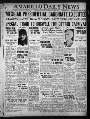 Amarillo Daily News (Amarillo, Tex.), Vol. [18], No. 328, Ed. 1 Wednesday, October 5, 1927