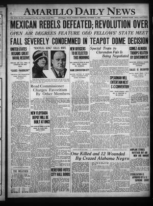 Amarillo Daily News (Amarillo, Tex.), Vol. 18, No. 334, Ed. 1 Tuesday, October 11, 1927