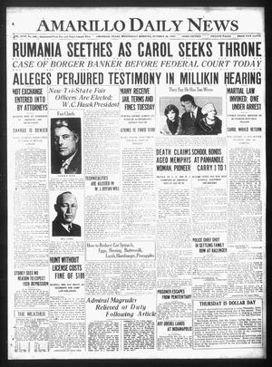 Amarillo Daily News (Amarillo, Tex.), Vol. 18, No. 348, Ed. 1 Wednesday, October 26, 1927
