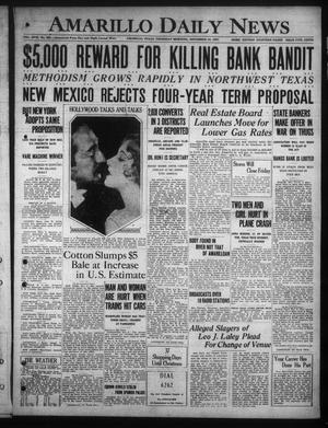 Amarillo Daily News (Amarillo, Tex.), Vol. 18, No. 363, Ed. 1 Thursday, November 10, 1927
