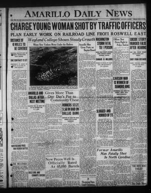 Amarillo Daily News (Amarillo, Tex.), Vol. 19, No. 15, Ed. 1 Friday, November 18, 1927
