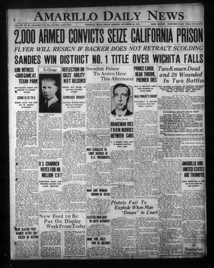 Amarillo Daily News (Amarillo, Tex.), Vol. 19, No. 21, Ed. 1 Friday, November 25, 1927