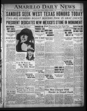 Amarillo Daily News (Amarillo, Tex.), Vol. 19, No. 29, Ed. 1 Saturday, December 3, 1927
