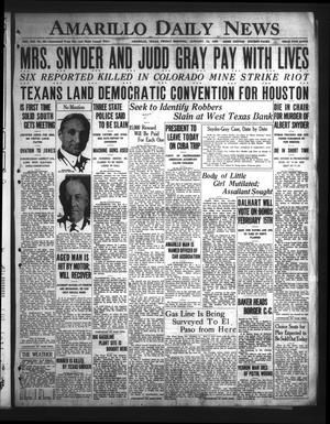 Amarillo Daily News (Amarillo, Tex.), Vol. 19, No. 69, Ed. 1 Friday, January 13, 1928