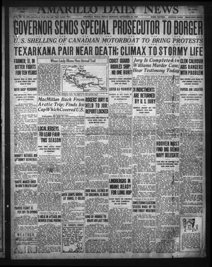 Amarillo Daily News (Amarillo, Tex.), Vol. 20, No. 308, Ed. 1 Friday, September 20, 1929