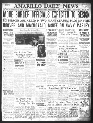Amarillo Daily News (Amarillo, Tex.), Vol. 20, No. 325, Ed. 1 Monday, October 7, 1929