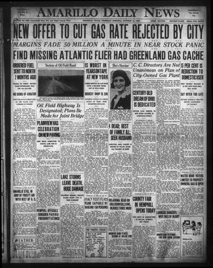 Amarillo Daily News (Amarillo, Tex.), Vol. 20, No. 342, Ed. 1 Thursday, October 24, 1929