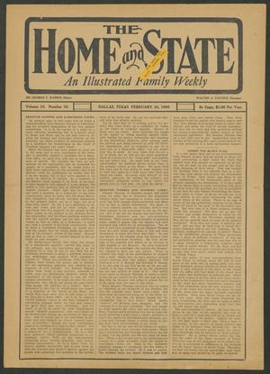 The Home and State (Dallas, Tex.), Vol. 10, No. 39, Ed. 1 Saturday, February 20, 1909