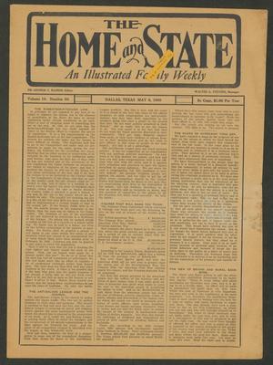 The Home and State (Dallas, Tex.), Vol. 10, No. 50, Ed. 1 Saturday, May 8, 1909
