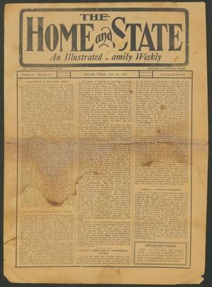 The Home and State (Dallas, Tex.), Vol. 11, No. 31, Ed. 1 Saturday, January 1, 1910