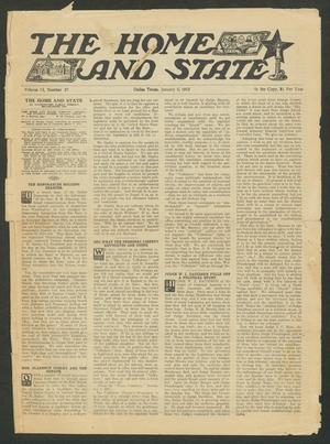 The Home and State (Dallas, Tex.), Vol. 13, No. 27, Ed. 1 Saturday, January 6, 1912