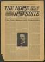 Newspaper: The Home and State (Dallas, Tex.), Vol. 13, No. 48, Ed. 1 Saturday, J…