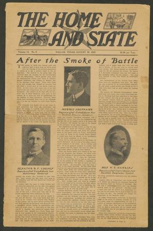 The Home and State (Dallas, Tex.), Vol. 14, No. 5, Ed. 1 Saturday, August 10, 1912
