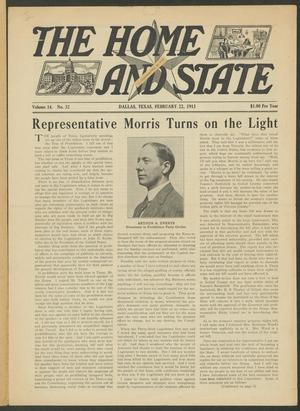 The Home and State (Dallas, Tex.), Vol. 14, No. 32, Ed. 1 Saturday, February 22, 1913