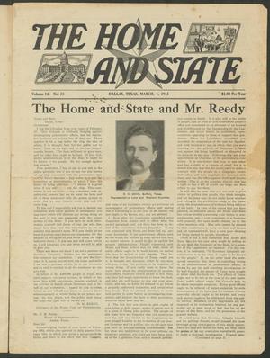 The Home and State (Dallas, Tex.), Vol. 14, No. 33, Ed. 1 Saturday, March 1, 1913