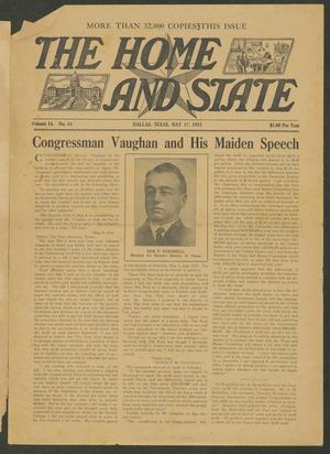 The Home and State (Dallas, Tex.), Vol. 14, No. 44, Ed. 1 Saturday, May 17, 1913