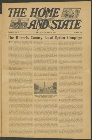 The Home and State (Dallas, Tex.), Vol. 14, No. 45, Ed. 1 Saturday, May 24, 1913