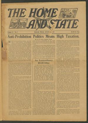 The Home and State (Dallas, Tex.), Vol. 15, No. 3, Ed. 1 Saturday, August 2, 1913
