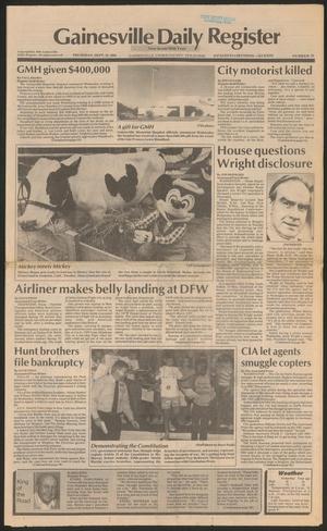 Gainesville Daily Register (Gainesville, Tex.), Vol. 99, No. 20, Ed. 1 Thursday, September 22, 1988