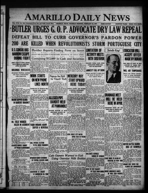 Amarillo Daily News (Amarillo, Tex.), Vol. 18, No. 100, Ed. 1 Thursday, February 10, 1927