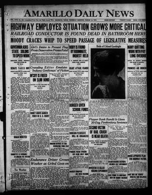 Amarillo Daily News (Amarillo, Tex.), Vol. 18, No. 124, Ed. 1 Thursday, March 10, 1927