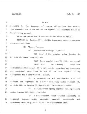 79th Texas Legislature, Regular Session, House Bill 647, Chapter 1005