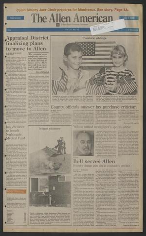 The Allen American (Allen, Tex.), Vol. 21, No. 53, Ed. 1 Wednesday, July 4, 1990