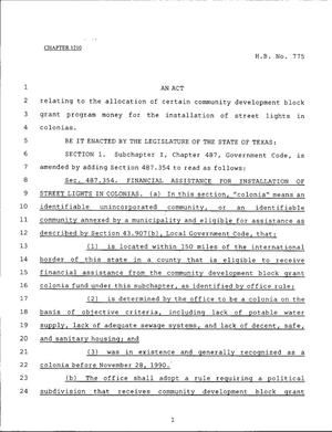 79th Texas Legislature, Regular Session, House Bill 775, Chapter 1210