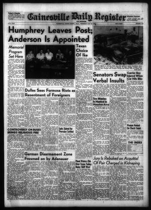 Gainesville Daily Register and Messenger (Gainesville, Tex.), Vol. 67, No. 234, Ed. 1 Wednesday, May 29, 1957