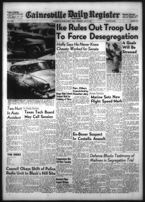 Gainesville Daily Register and Messenger (Gainesville, Tex.), Vol. 67, No. 276, Ed. 1 Wednesday, July 17, 1957