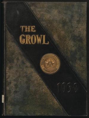 Primary view of object titled 'The Growl, Yearbook of Texas Lutheran College: 1939'.
